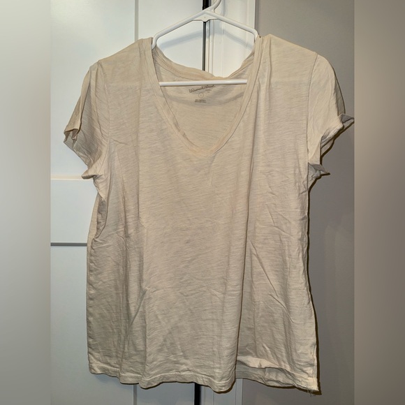 Universal Thread Tops - Universal Thread Beige Short Sleeve Tee